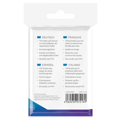 Ultimate Guard - Classic Soft Sleeves Japanese Size 100 Pack - Ultra Rare Emporium