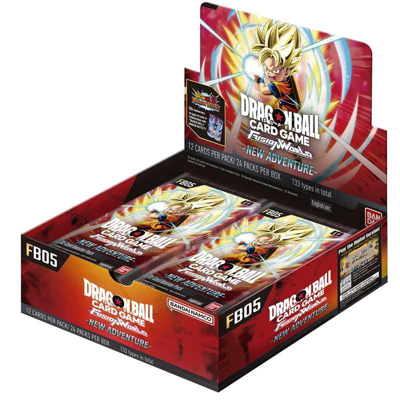 Dragon Ball Super Card Game Fusion World - FB05 - New Adventure - Booster Box (24 Pack) - Ultra Rare Emporium