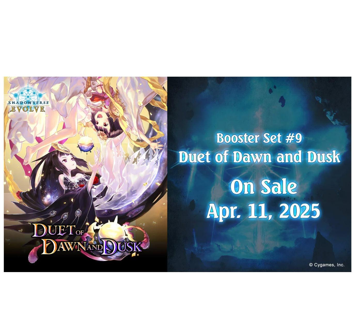 SHADOWVERSE: EVOLVE BOOSTER BOX BP09 - DUET OF DAWN AND DUSK SHADOWVERSE: EVOLVE BOOSTER BOX BP09 - DUET OF DAWN AND DUSK