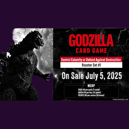 Godzilla Card Game - Set 1 - Control Calamity or Defend Against Destruction - Booster Box (12 Packs) - Ultra Rare Emporium