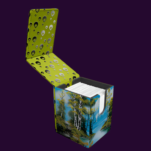 Ultra Pro - Bob Ross Lakeside Path - Alcove Flip Deck Box - Ultra Rare Emporium