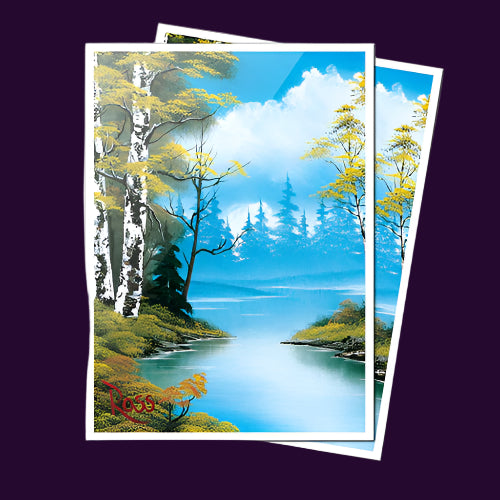 Ultra Pro - Bob Ross Lakeside Path - 105ct Apex Deck Protector Sleeves - Ultra Rare Emporium