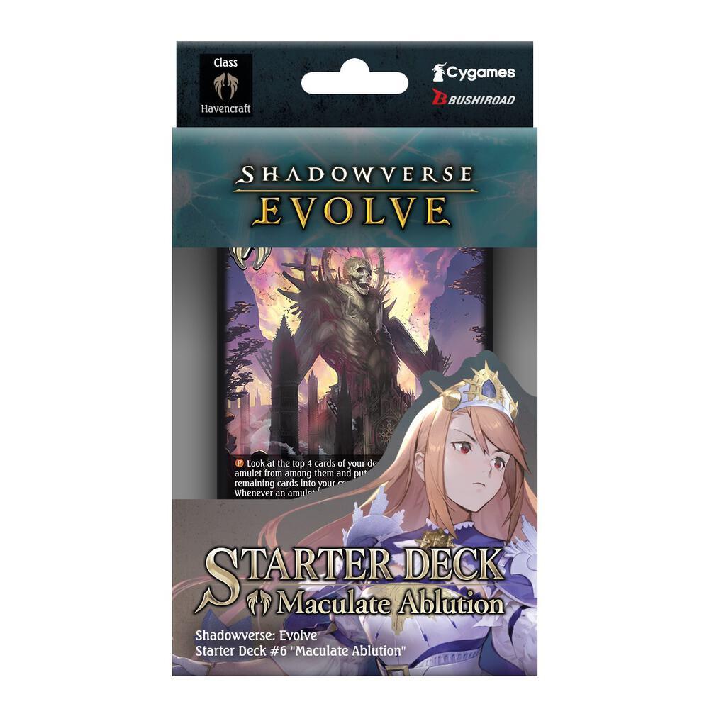SHADOWVERSE: EVOLVE STARTER DECK SD06 - MACULATE ABLUTION - Ultra Rare Emporium