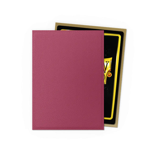 Dragon Shield - Dual Matte Standard Size Sleeves 100pk - Special Edition Pomegranate & Gold