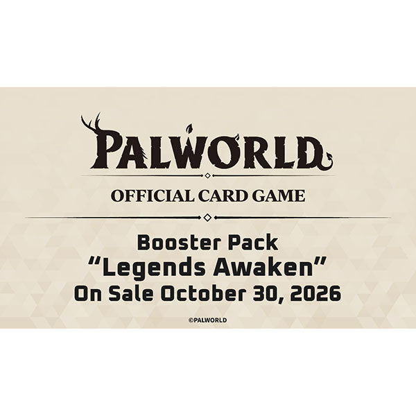 Palworld OFFICIAL CARD GAME - Legends Awaken Booster Box (12 Packs)