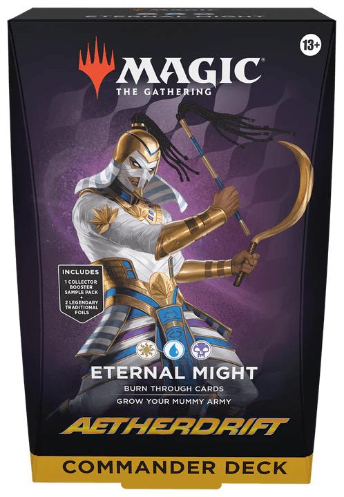 Magic: The Gathering - Aetherdrift - Commander Deck - Eternal Might - Ultra Rare Emporium