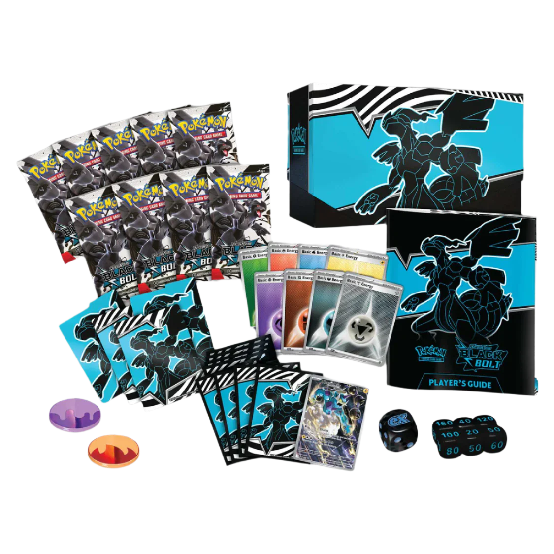 Pokémon TCG: Scarlet & Violet 10.5 - Black Bolt - Elite Trainer Box Zekrom - Ultra Rare Cards