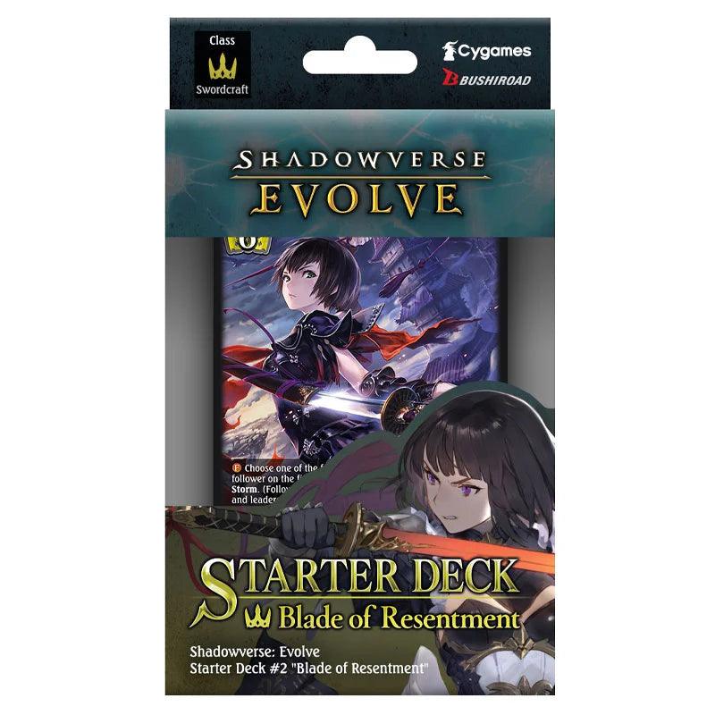 SHADOWVERSE: EVOLVE STARTER DECK SD02 - BLADE OF RESENTMENT - Ultra Rare Emporium