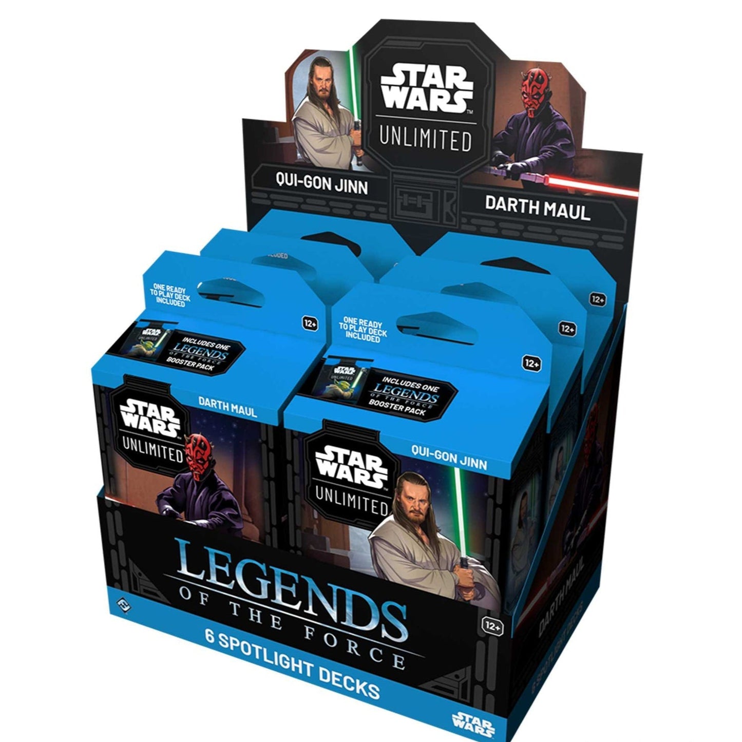 Star Wars Unlimited Legends of the Force trading card game packaging