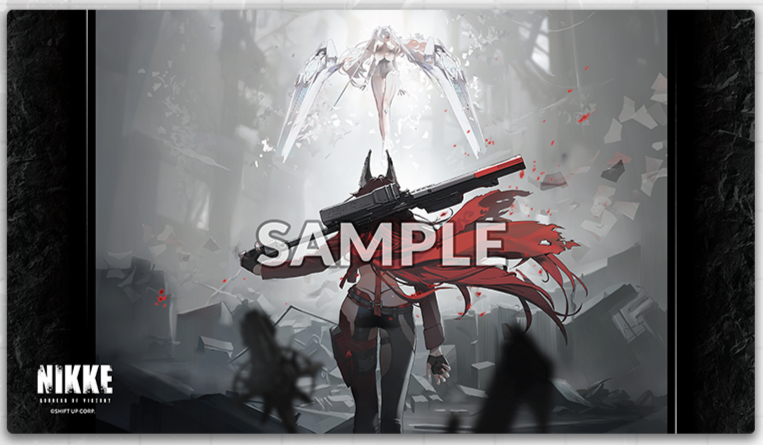 Weiss Schwarz - Vol 9 Rubber Playmat - GODDESS OF VICTORY: NIKKE RED ASH Red Hood vs Cinderella - Ultra Rare Cards