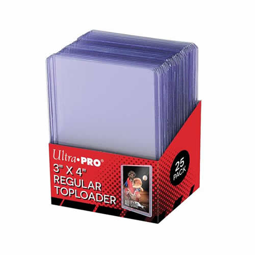 Ultra Pro - 3 x 4 Inch Toploaders Clear (25 Pack) - Ultra Rare Emporium