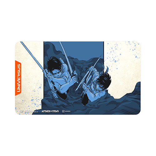 Universus CCG - Attack on Titan: Origins of Power Playmat - Double Takedown - Ultra Rare Emporium