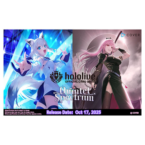 hololive OFFICIAL CARD GAME - Quintet Spectrum Booster Box (12 Packs) - Ultra Rare Cards