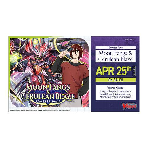 Cardfight!! Vanguard - Moon Fangs & Cerulean Blaze Booster Box (16 Pack) - Ultra Rare Emporium