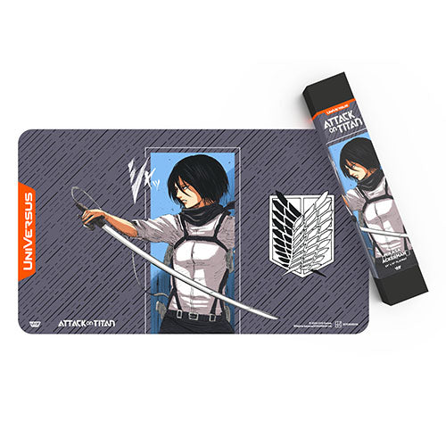 Universus CCG - Attack on Titan Playmat - Mikasa Ackerman