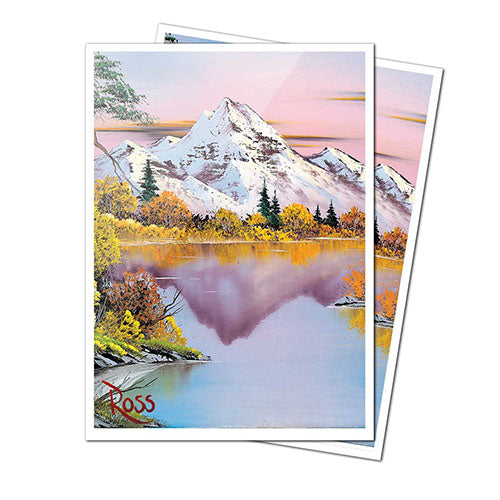 Bob Ross Mighty Mountain Lake - 105ct Apex Deck Protector Sleeves - Ultra Rare Emporium