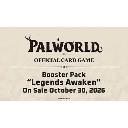 Palworld OFFICIAL CARD GAME - Legends Awaken Booster Box (12 Packs)