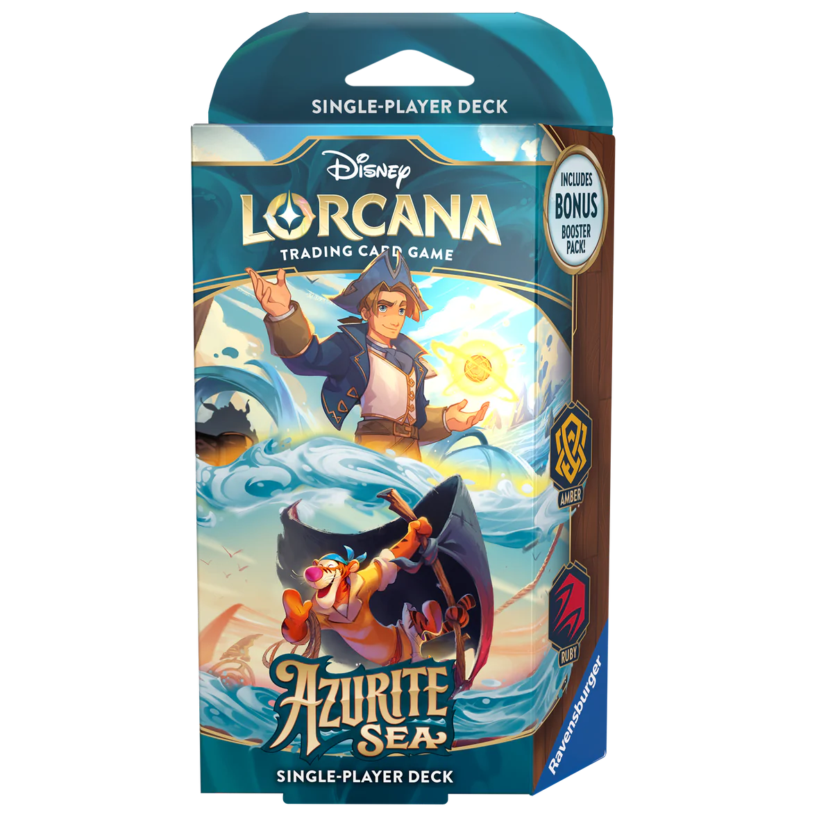 Disney Lorcana TCG Azurite Sea Set 6 - Amber & Ruby Starter Deck - Ultra Rare Emporium
