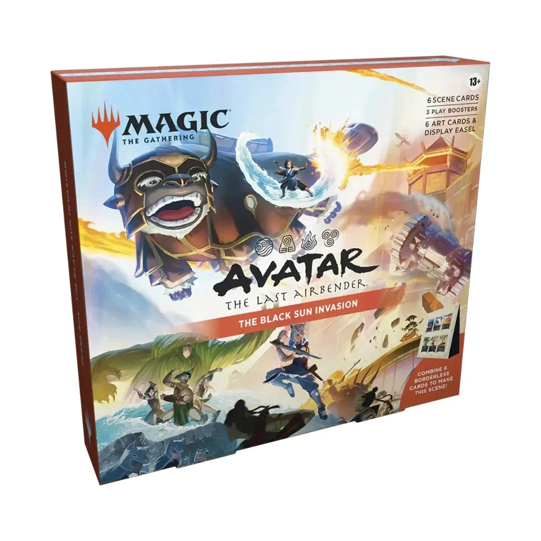 Box for 'Avatar: The Last Airbender' themed product with artwork and branding.