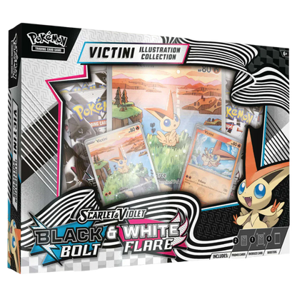 Pokémon TCG: Scarlet & Violet 10.5 - Black Bolt & White Flare Unova Victini Illustration Collection - Ultra Rare Cards