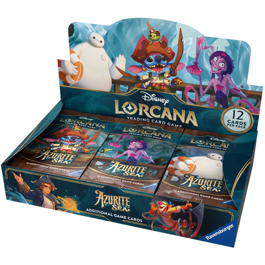 Disney Lorcana TCG Azurite Sea Set 6 - 24 Pack Booster Box