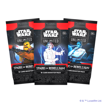 Star Wars: Unlimited Spark of Rebellion Booster Display (24 Packs)