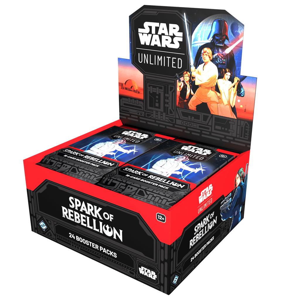 Star Wars: Unlimited Spark of Rebellion Booster Display (24 Packs)