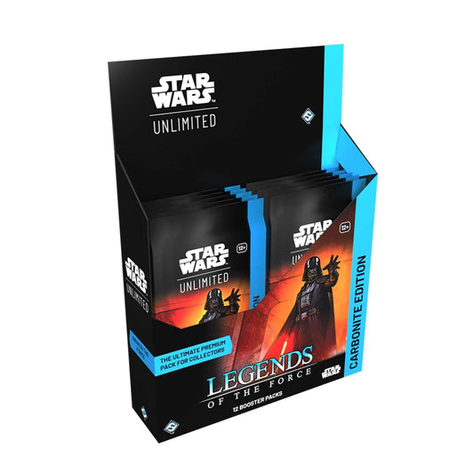 Star Wars Unlimited trading card game packaging with Darth Vader 