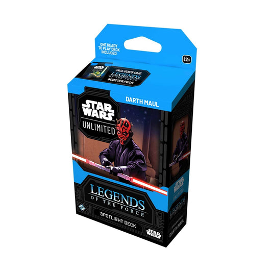 Star Wars Unlimited Darth Maul Legends of the Force deck packaging 