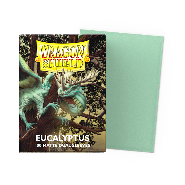 Dragon Shield - Dual Matte Standard Size Sleeves 100pk - Eucalyptus