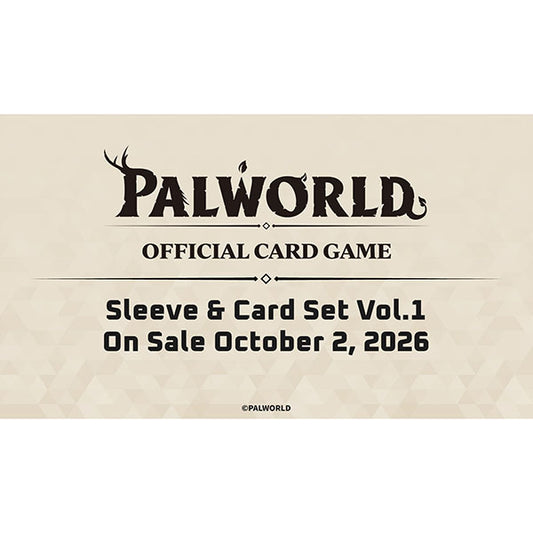 Palworld OFFICIAL CARD GAME - Sleeve &amp; Card Set Vol.1 (6 Count)