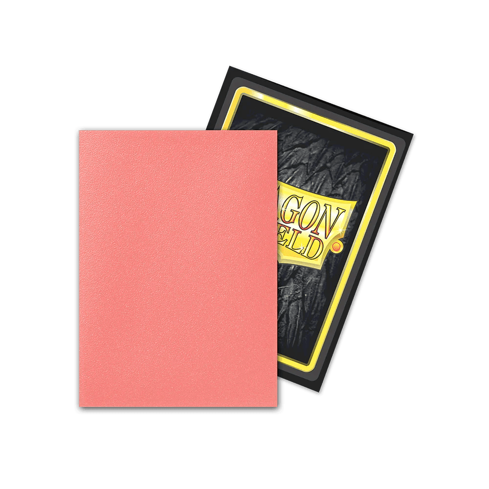 Dragon Shield - Dual Matte Standard Size Sleeves 100pk - Peach - Ultra Rare Emporium