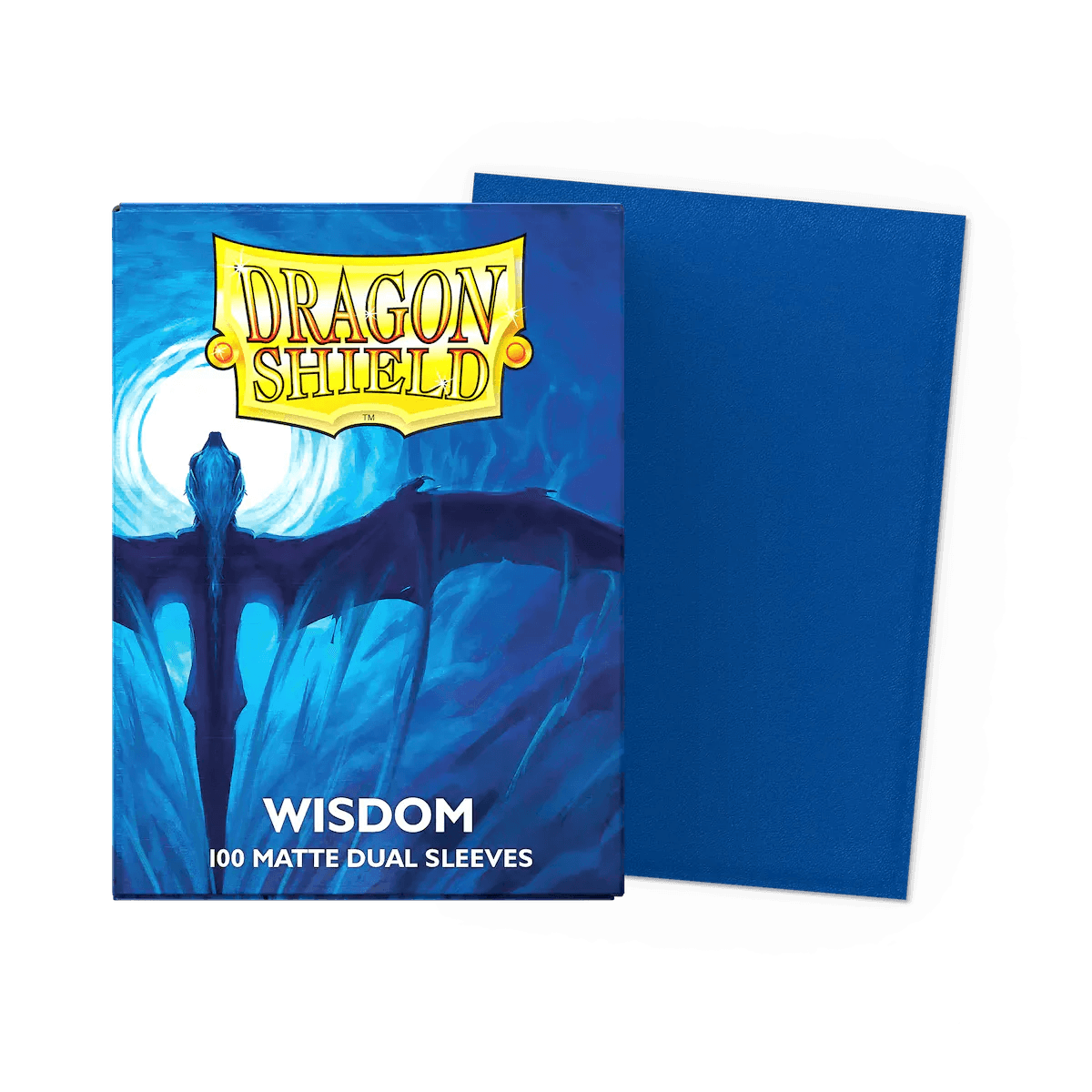 Dragon Shield - Dual Matte Standard Size Sleeves 100pk - Wisdom Blue - Ultra Rare Emporium