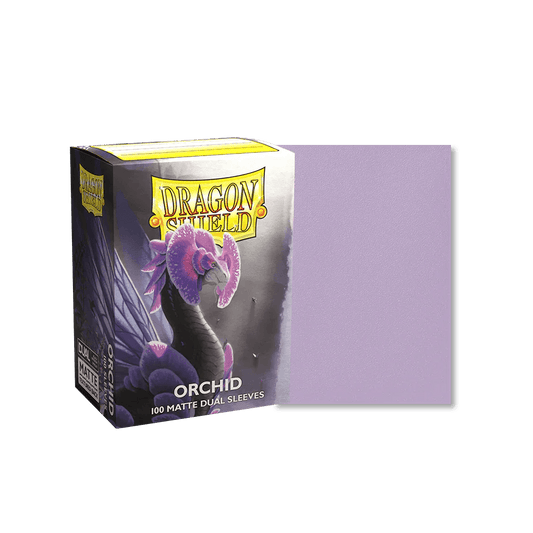 Dragon Shield - Dual Matte Standard Size Sleeves 100pk - Orchid - Ultra Rare Emporium