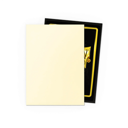 Dragon Shield - Dual Matte Standard Size Sleeves 100pk - Valor Cream - Ultra Rare Emporium